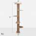 5-Level Wall-Mounted Activity Cat Tree, 72 Inch Cat Scratching Post SPW004