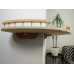 Pair of Rounded Corner Cat Wall Shelves