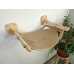 Wall Mounted Hammock for Cats Made from Natural Materials