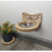 Personalized Wall Mounted Cat Feeder with Bowl