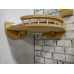 Corner Rounded Front Wooden Cat Wall Shelf 