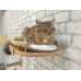 Snake Maxi Cat Wall Scratching Tree + Rounded Cat Shelf  or Hammock + Feeder