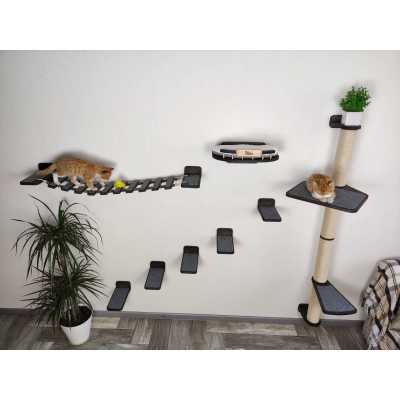 Bony Deluxe Cat Wall Mounted Lounge & Climb System