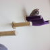 Cat Hammock - Wall Mounted Cat Bed - Purple