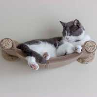 Cat Hammock - Wall Mounted Cat Bed - Tan
